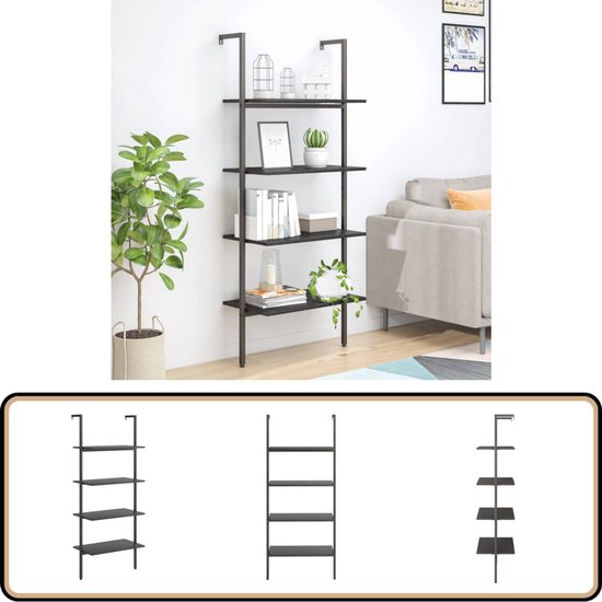 MIRA Home Ladderrek Stellingkast Kast Boekenrek Industrieel - Review