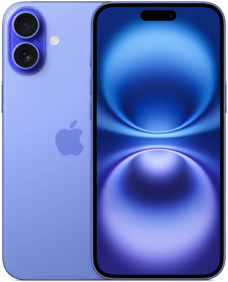 Apple iPhone 16 Plus 512GB Blauw