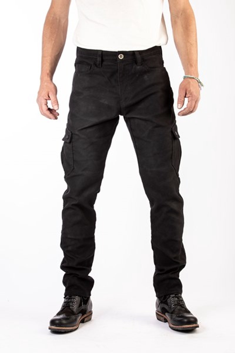 ROKKER Black Jack Slim Zwart - Broek