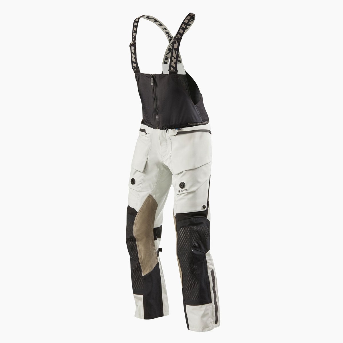 REV'IT! Dominator 3 GTX Silver Black Motorcycle Pants - Maat M - Broek