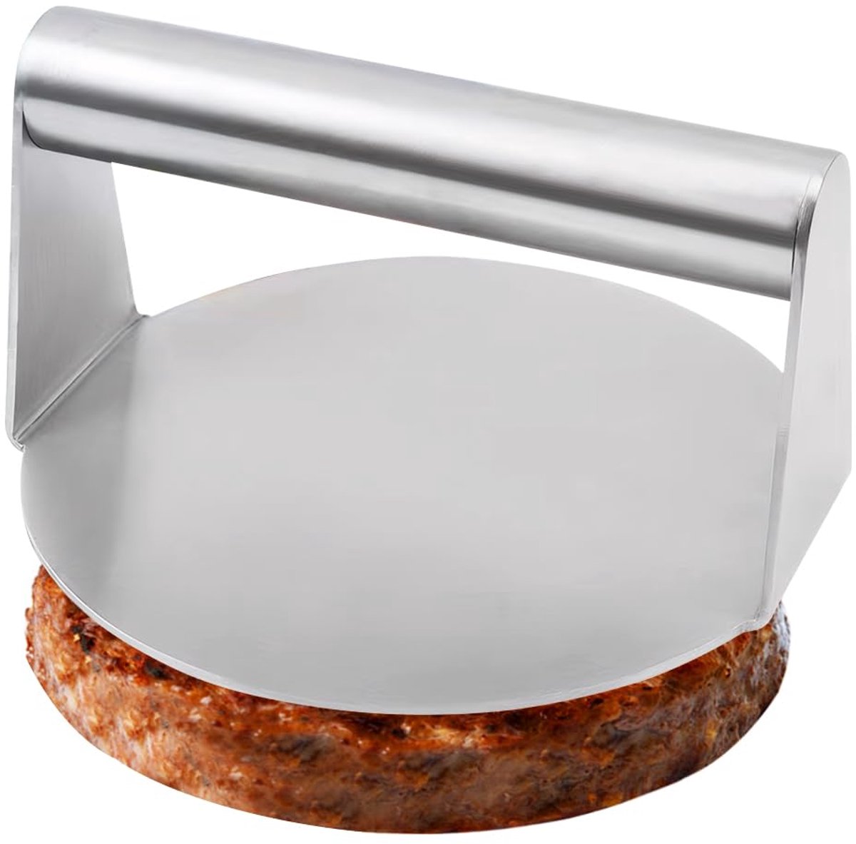 My Ninki ® Hoogwaardige Ronde Hamburgerpers van Roestvrij Staal voor Perfecte Burgercreaties