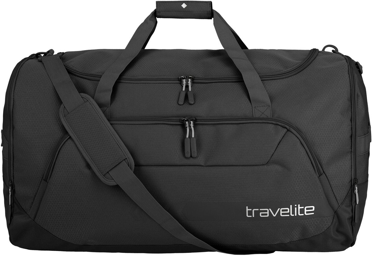 travelite Reistas Schoudertas Kick Off Duffle XL Black Zwart