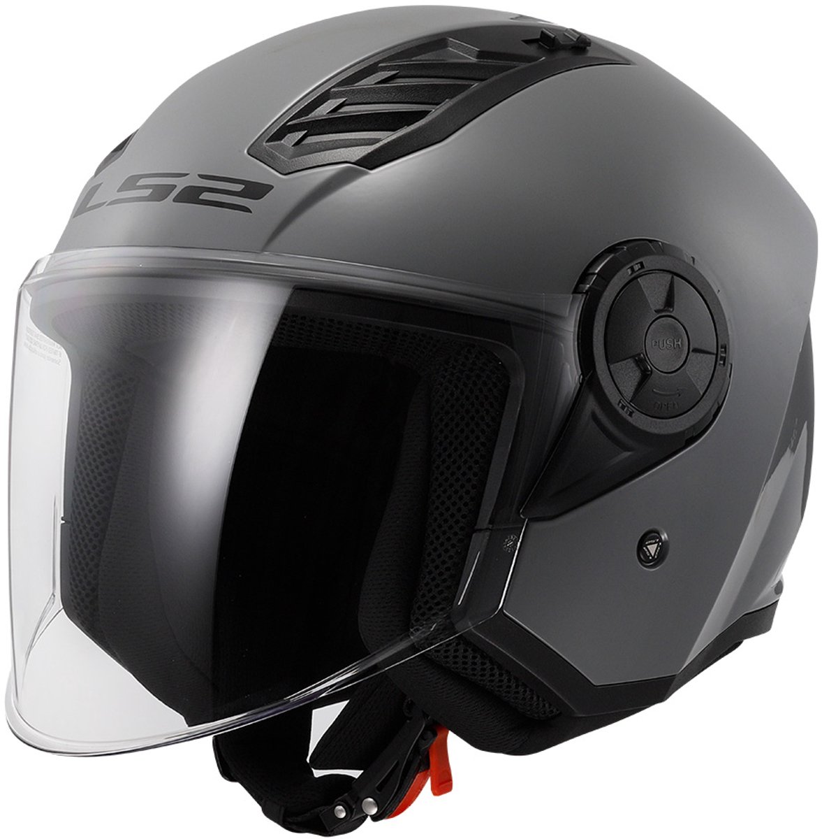 LS2 OF616 Airflow II Solid Nardo Grijs 06 Jethelm - Helm