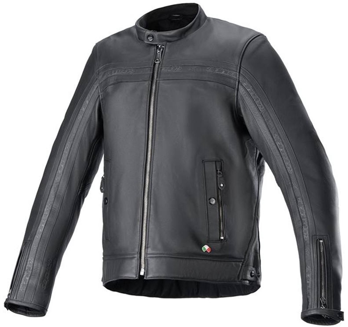 Alpinestars Dyno Leren Jas Zwart Zwart - Jas