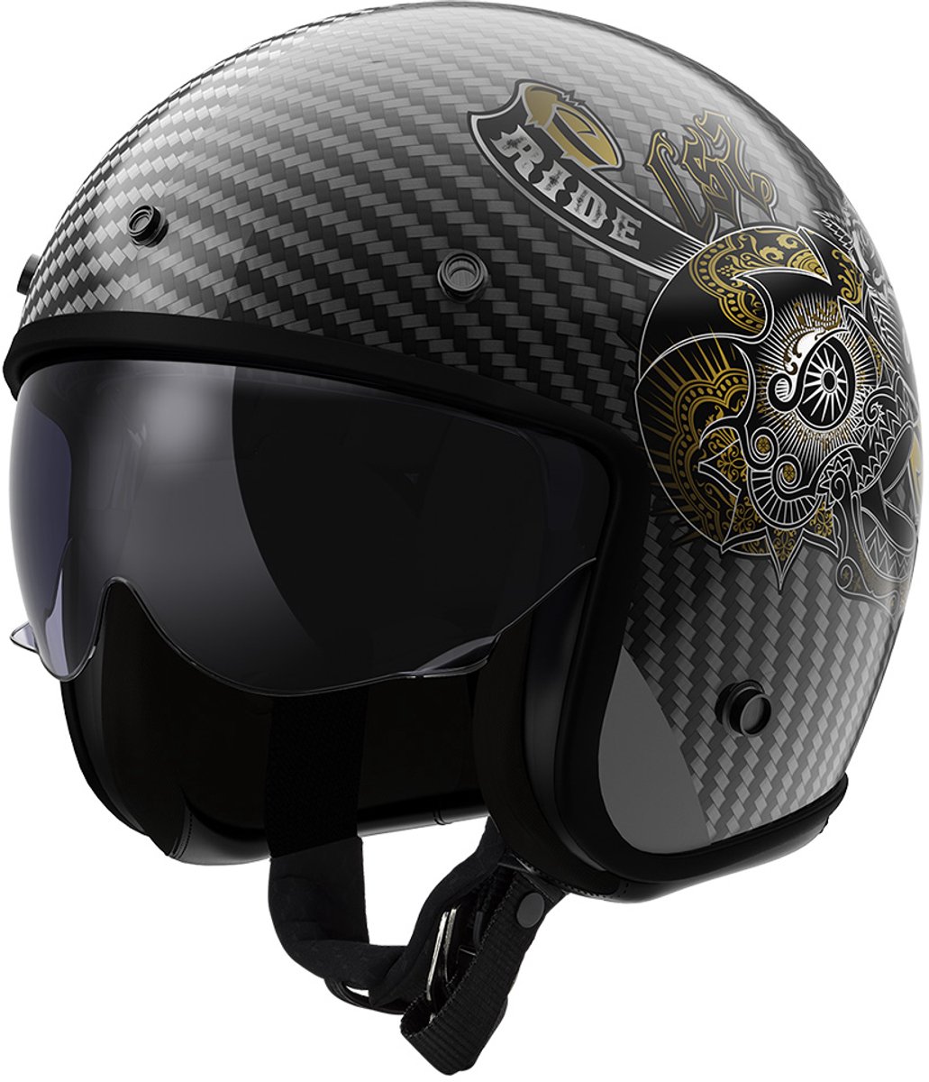 LS2 OF601 Bob II Carbon Custom 06 Jethelm - Helm