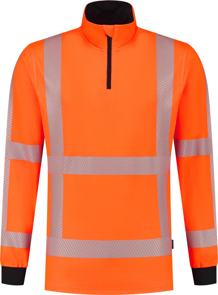 Tricorp Zip Sweater RWS Revisible 303701 - Fluororange - L