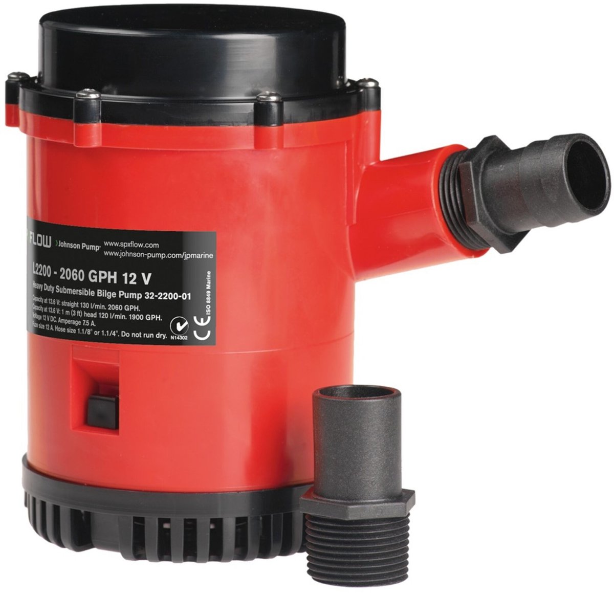 HEAVY DUTY BILGE PUMP 2200 GPH 24V
