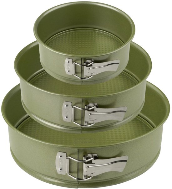 Zenker 9980950 Set van 3 springvormen Green Vision collectie