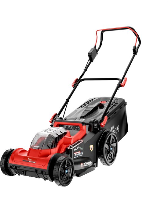 YARDIO Tools® - Grasmaaier Elektrisch - Grasmaaier Accu - Handmaaier - 430mm maaibreedte -42v Zonder Accu en Snellader - Lawnmaster 430 PRO - LawnMaster430NoBat van YAR — afbeelding 3