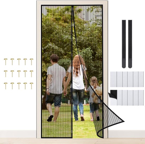 vliegengaas-voor-deuren-magnetisch-100-x-210-cm-eenvoudig-te