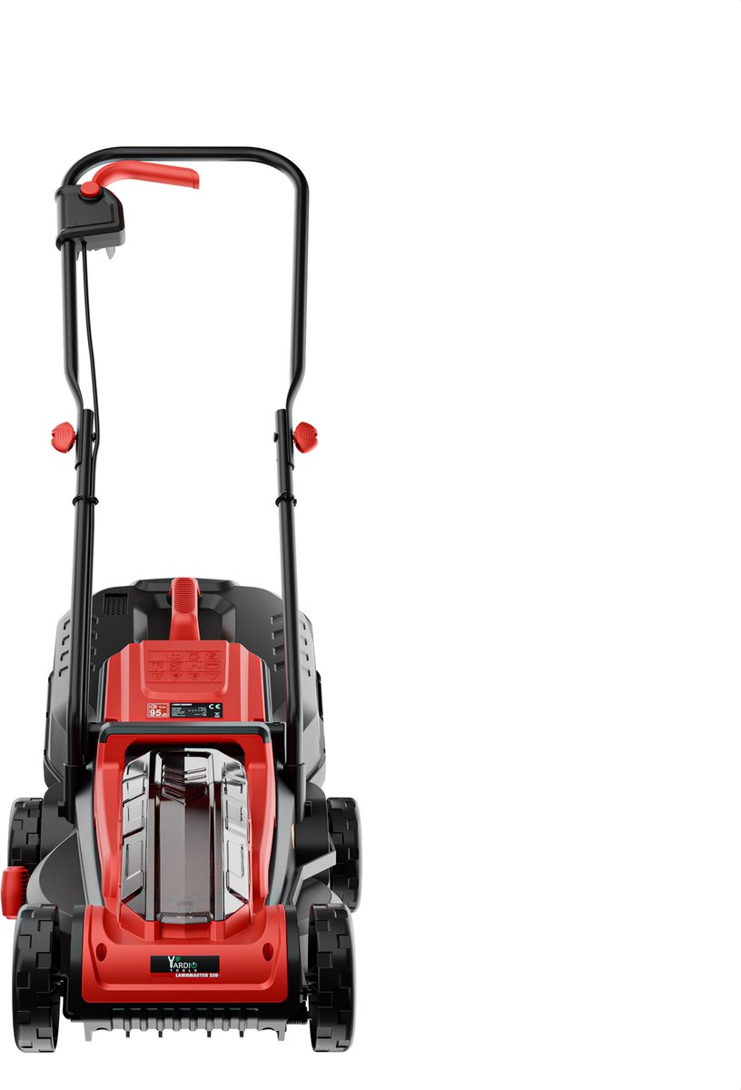 YARDIO Tools® - Grasmaaier Elektrisch - Grasmaaier Accu - Handmaaier - 320mm maaibreedte - 21v incl. 4.0a Accu en Snellader - tot 50m2 - Lawnmaster 320 - LawnMaster320-4.0aBAT – foto 4