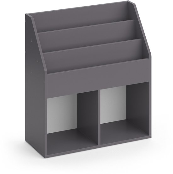Vicco Bookcase Luigi, White, 72 x 79 cm