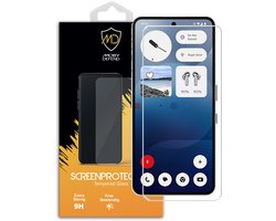MobyDefend Screenprotector - Geschikt voor Nothing Phone (3a) - Case-Friendly Screensaver - Gehard Glas
