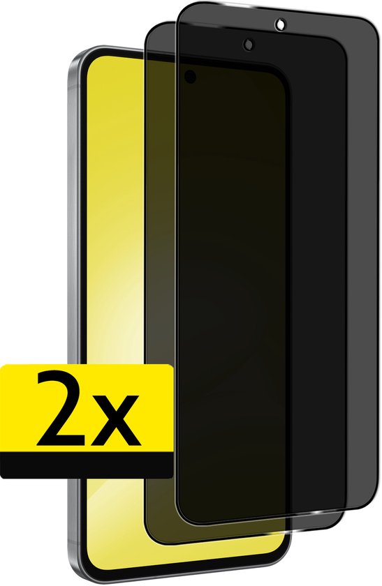Screenprotector - Geschikt voor - Samsung A56 - Privacy Screenprotector Bescherm Glas - Privacy Screenprotector Geschikt voor Samsung Galaxy A56 Screenprotector Glas - 2 Stuks