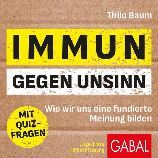 Immun gegen Unsinn - cover