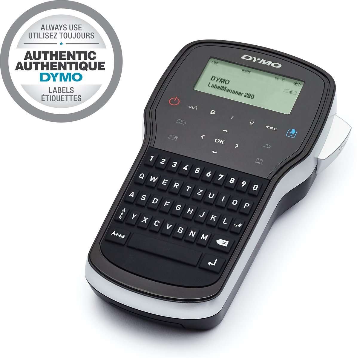 DYMO LabelManager 260-labelprinter | Oplaadbare labelmaker met QWERTZ-toetsenbord | Inclusief zwart-wit D1-labeltape (12 mm) | Voor thuis en op kantoor thumbnail 3