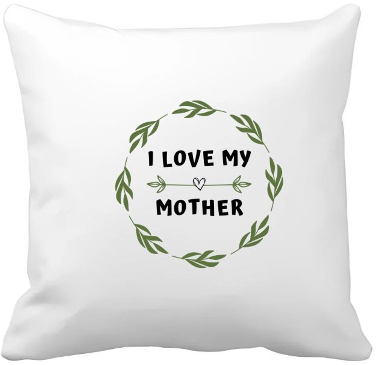 Akyol i love my mother Kussen hoes - Mama - liefste moeder - moeder cadeautjes - moederdag - verjaardag - geschenk - kado - 40 bij 40 cm Multicolor