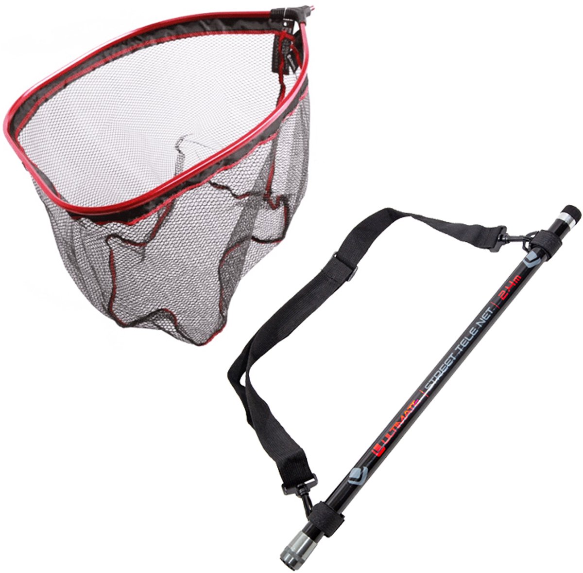 Manche Épuisette Téléscopique Ultimate Street Fishing 2,40 M – Ultra Compact & Léger