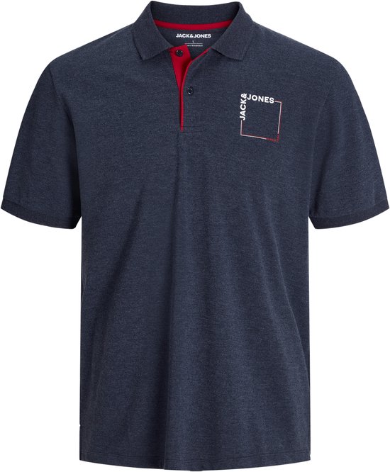 Polo Jack&Jones JJVerner SS pour homme - Sky Captain Melange