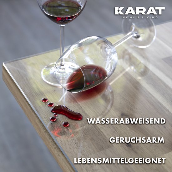 Transparant PVC tafelkleed, matte afwerking, 90 x 160 cm
