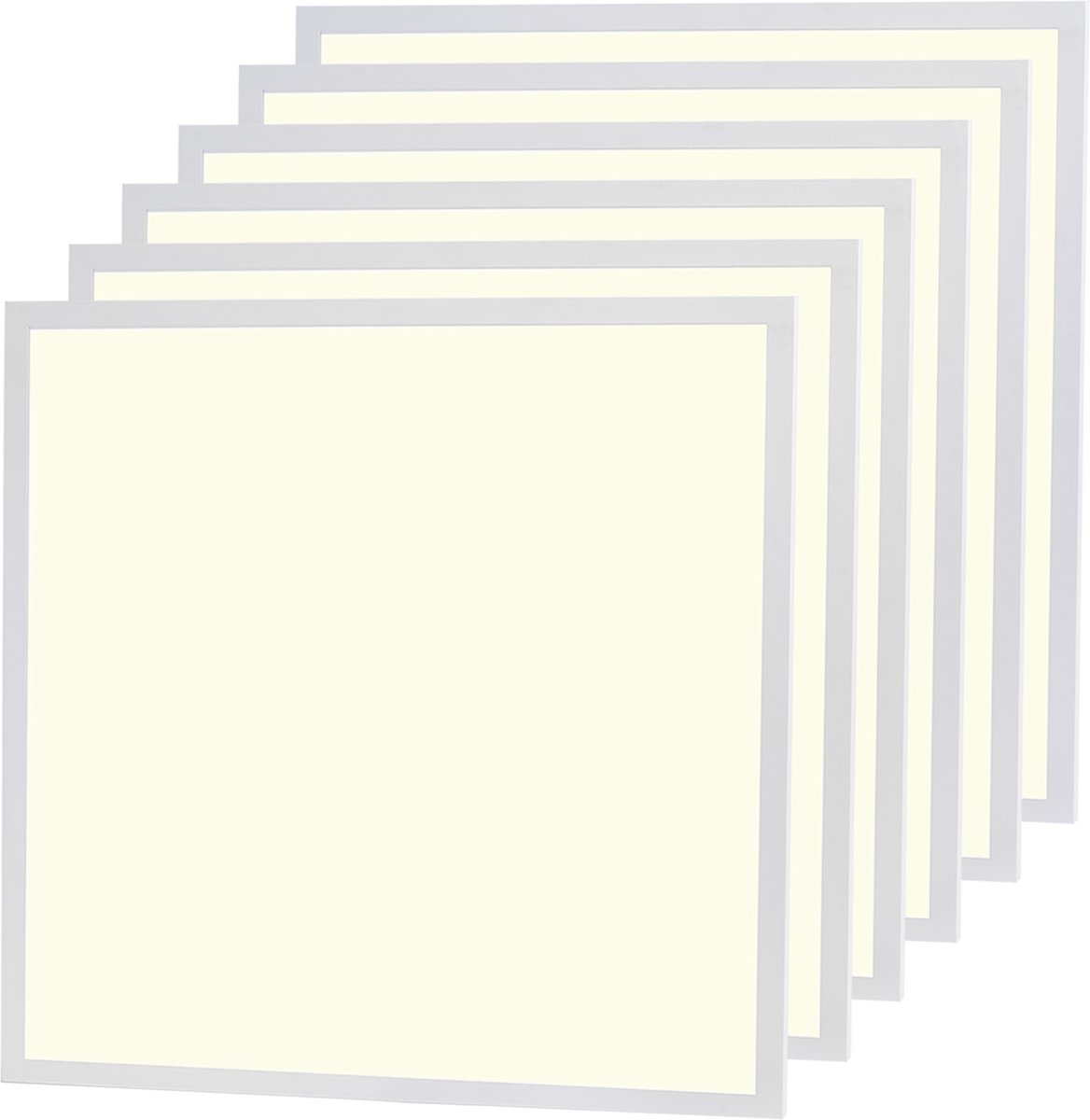 LEDVION 6X LED Paneel - 60x60 - 36W - 3000K - UGR Wit
