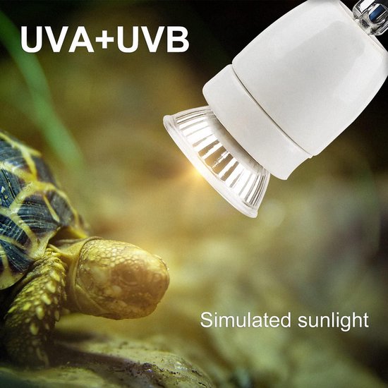 2 stuks warmtelampfitting keramiek voor reptielen - lamphouder met schakelaar - 18 m kabel en stekker - hagedissen schildpad UV porseleinen fitting - 360 graden draaibaar - dimbaar - geen lamp .