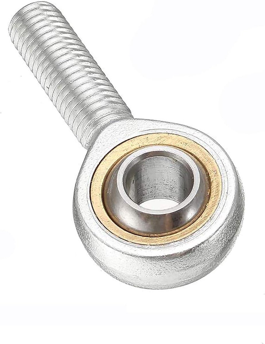 Zelfsmerende Man Draad Rechterhand Staafeinde met 10mm Diameter - Instrumentventilator Motorvoertuigen (M10x1.5mm) .