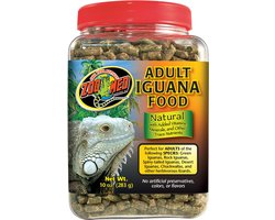 Zoo Med All Natural Iguana Food Adult - Volledig Diervoeder Voor Volwassen Leguaan - 283g
