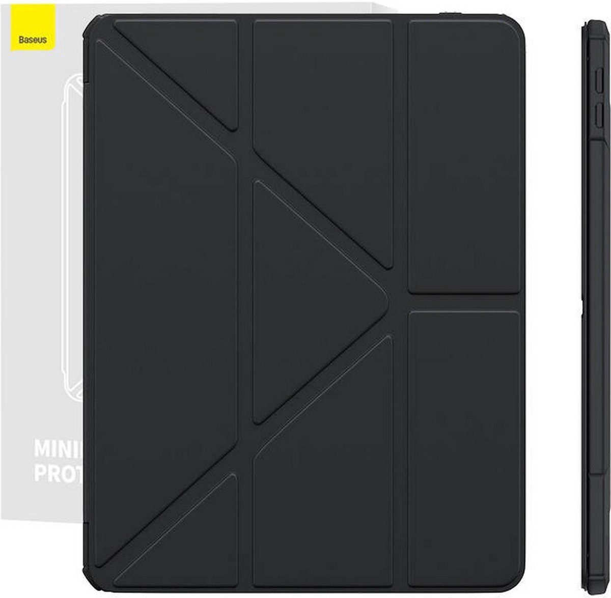 Baseus Minimalistische Ipad 10.2 Beschermhoes (Zwart)