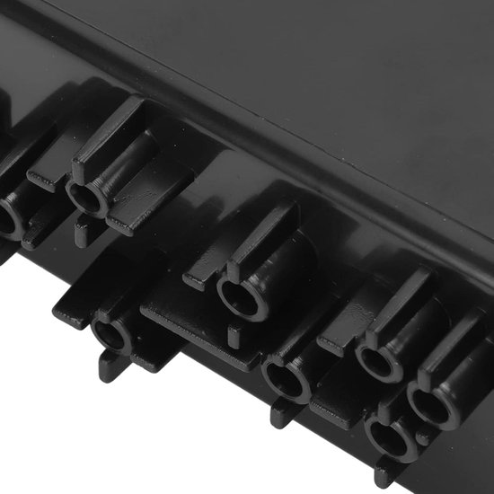 Boîte De Rangement Pour Autoradio Universelle 1DIN Avec Porte-Gobelet - Organiseur 2 Couches En ABS Noir Pour Voiture