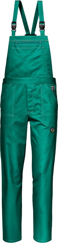 SIR SAFETY SYMBOL Salopette de Vêtements de travail American Apparel pour homme, verte, triple couture, coutures renforcées
