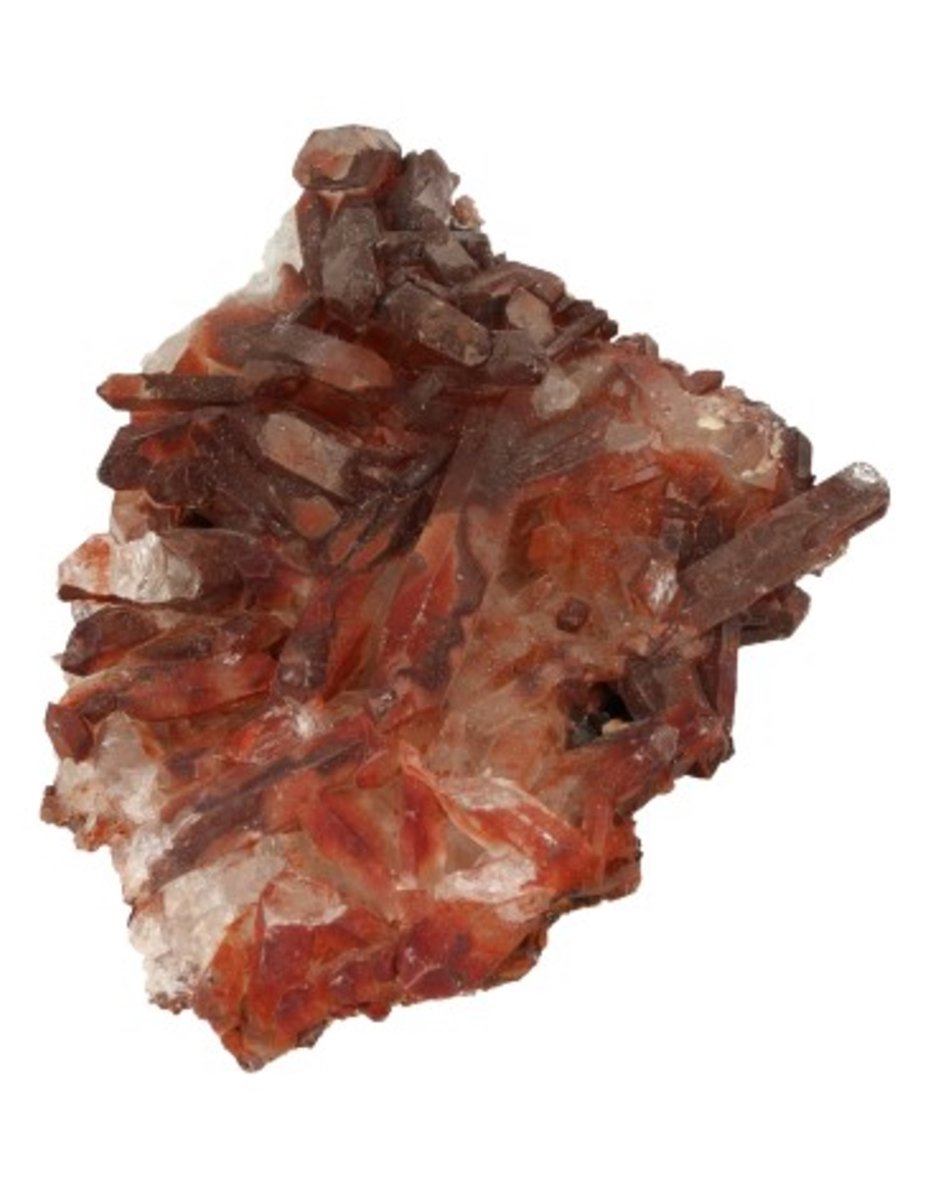 Ruben Robijn Bergkristal rood ruw 30-70 gram