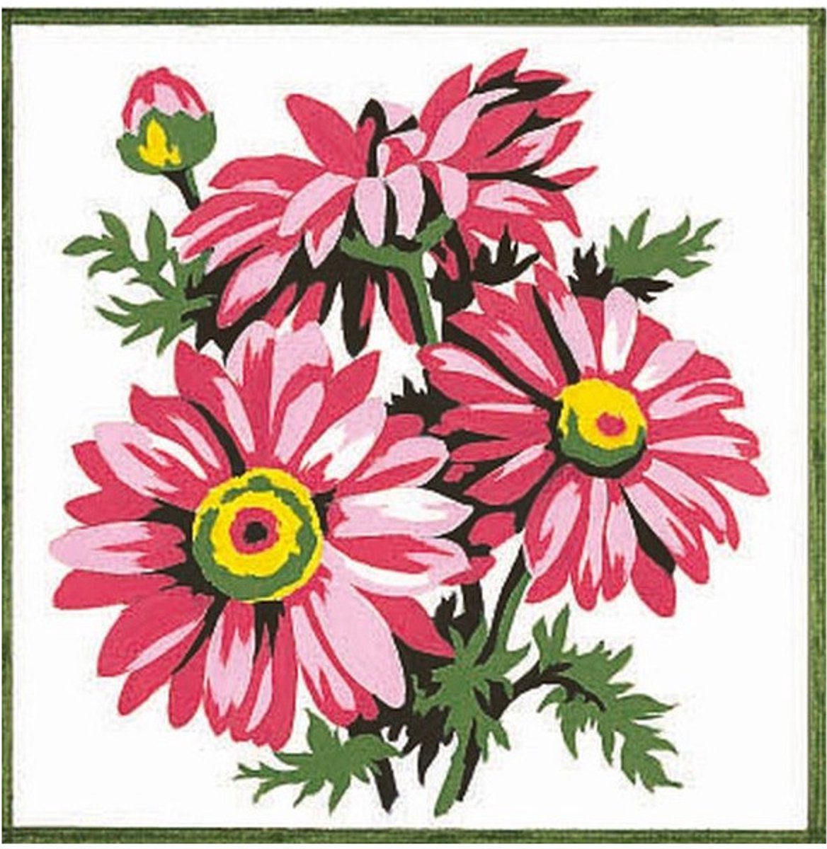 Borduurpakket Bloemen 3