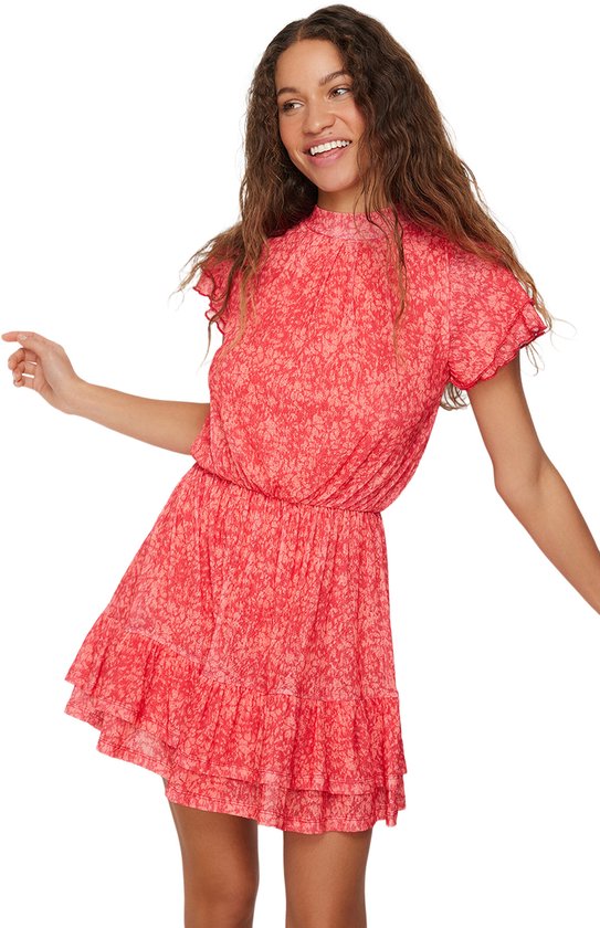 Trendyol TWOSS24EL00485 Adultes Femmes - Rouge - XS