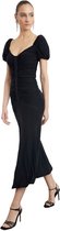 Trendyol Robe droite à manches standard pour femme