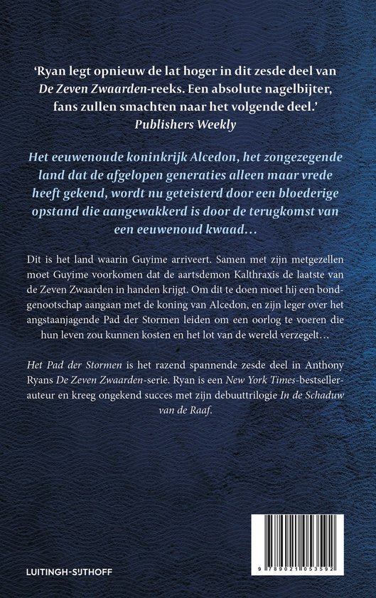 De Zeven Zwaarden 6 - Het Pad der Stormen, Anthony Ryan