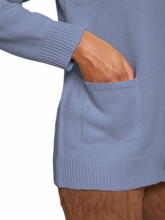 Cardigan en grosse maille avec boutons