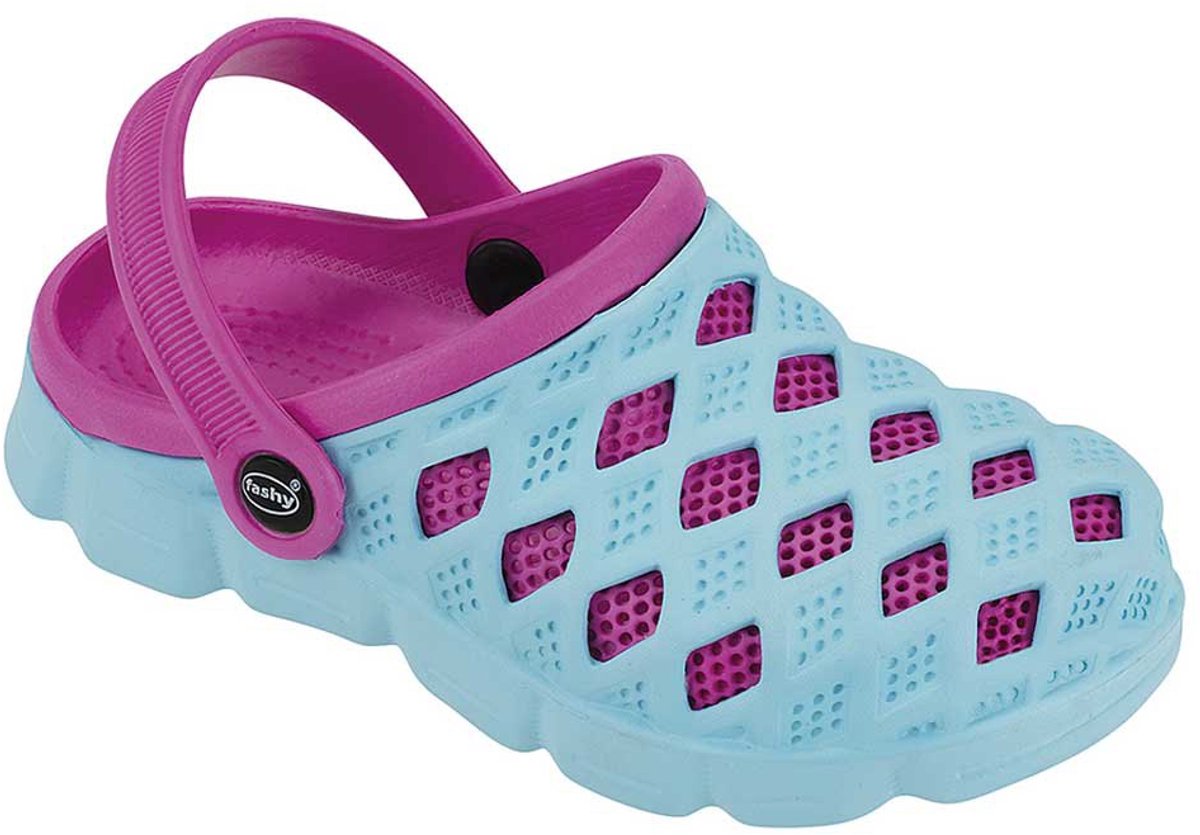 Fashy Sephia Klompen Blauw,Roze EU 34 Meisjes
