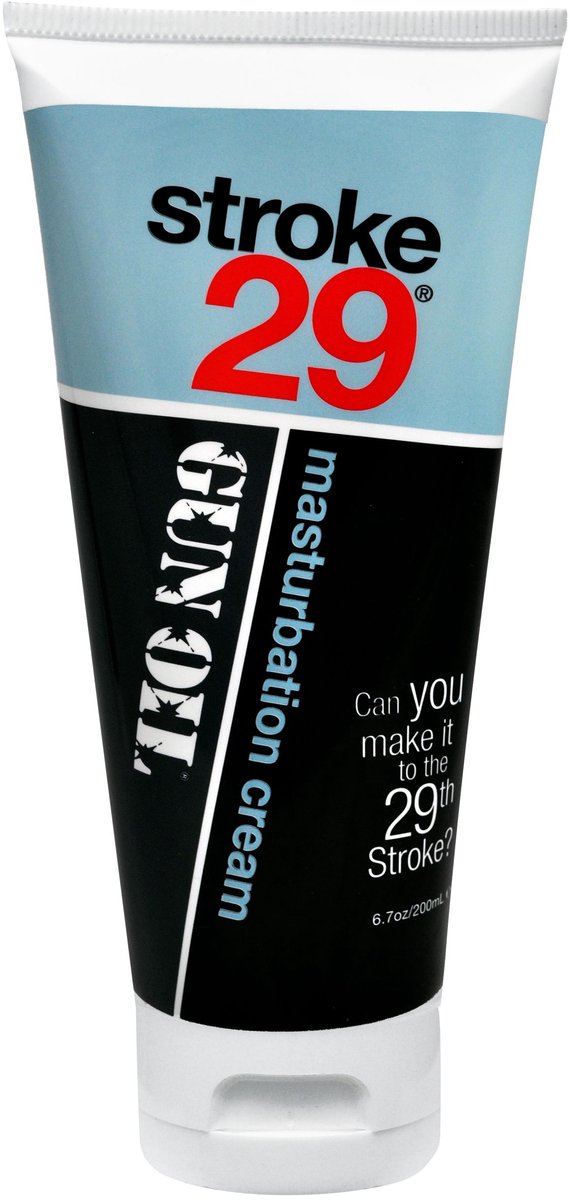 Goedkoopste Gun Oil - Stroke 29 Masturbatie Creme - 200 ml - Glijmiddel