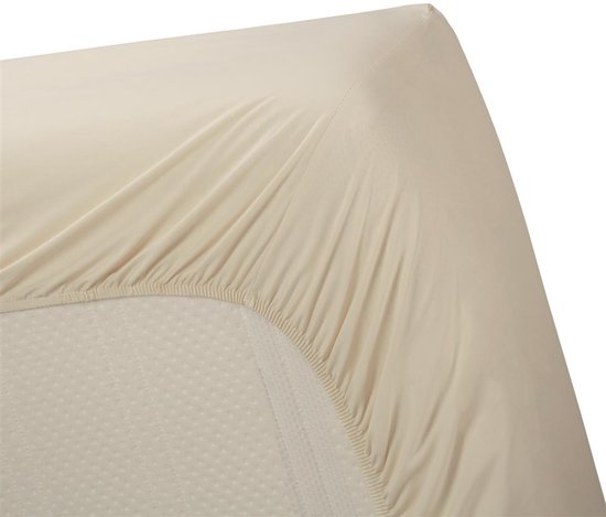 Beddinghouse Percale coton - Hoeslaken - Double - 140x220 cm - Naturel