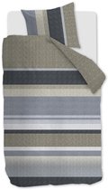 Beddinghouse Jorren dekbedovertrek - Eenpersoons - 140x200/220 - Blauw Grijs