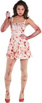 Met Bloedspetters Bezaaid Slachters | Vrouw | Medium / Large | Halloween kostuum dames | Verkleedkleding