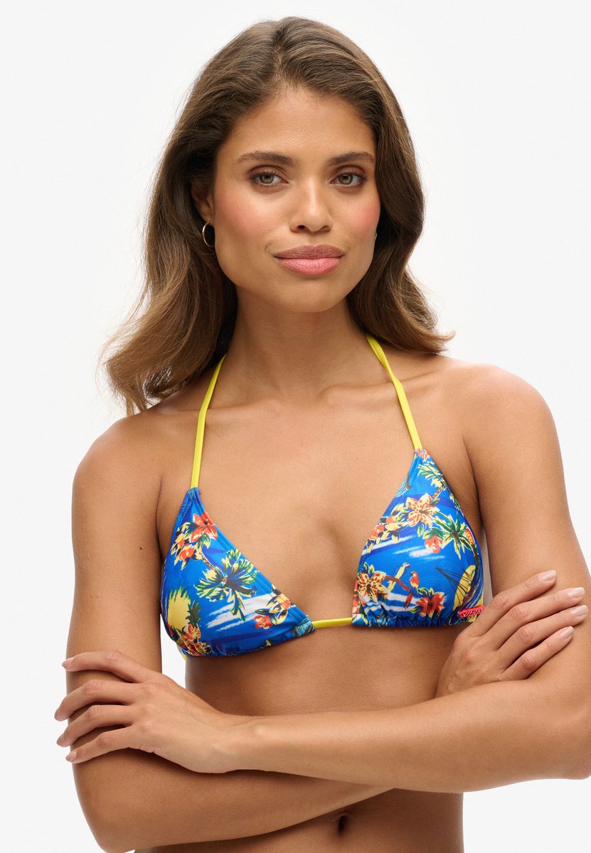 Superdry Triangelbikinitop met koordjes - Dames - Badpakken Blue Dolphin Ocean