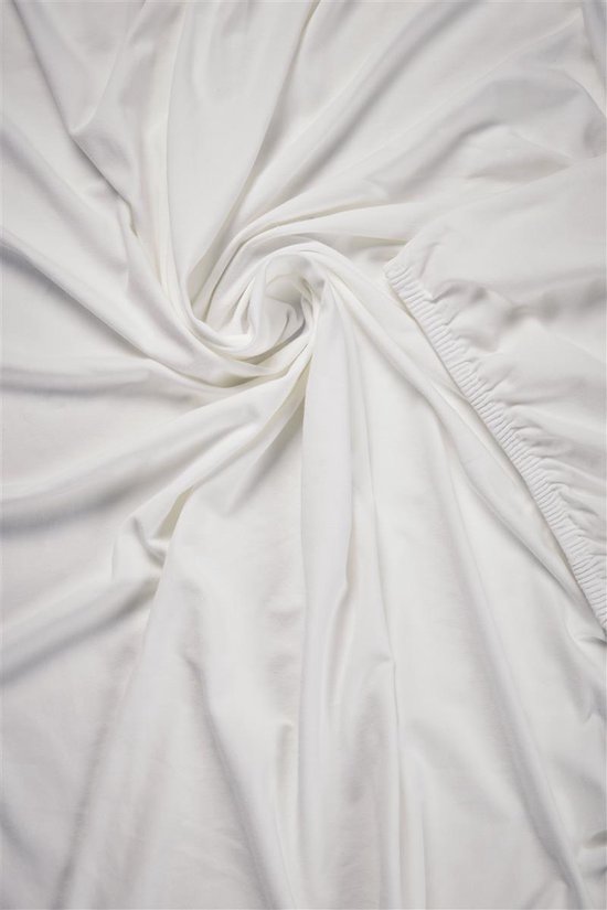 Beddinghouse Jersey - Surmatelas Séparation Hoeslaken - Lits jumeaux - 200x200 / 220 cm - Wit