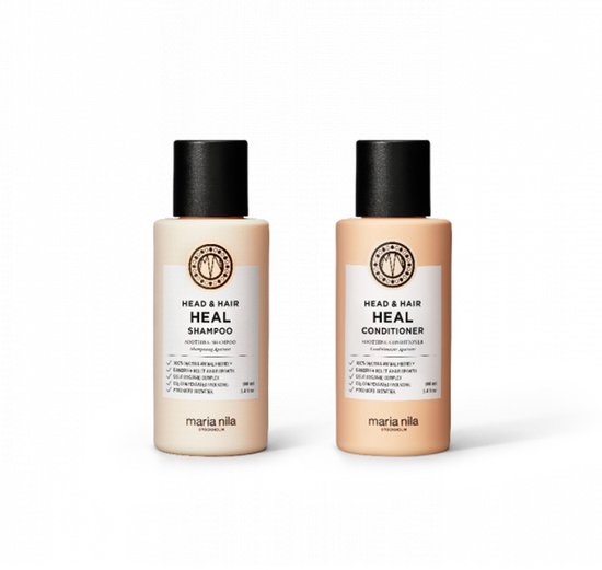 Maria Nila - Head & Hair Heal Travel Set (Shampoo + Conditioner)