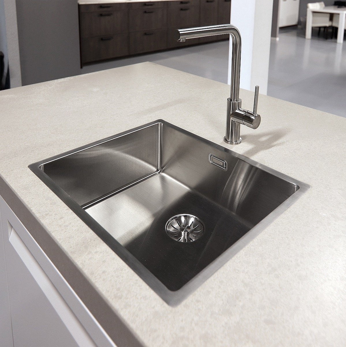 Lorreine Superplug series spoelbak 55x40cm RVS 55SP