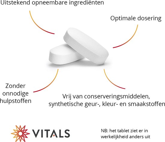 Vitals Elke Dag - 90 tabletten - multivitamine. Optimaal opneembare multi met een uitgekiende samenstelling.