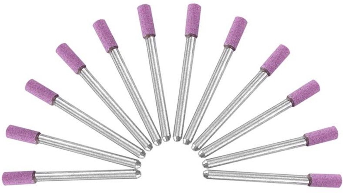 Gemonteerd Slijpen Punten - 50 Stuks/Set - 4 mm Schurende Wiel Steen Slijpschacht Kits. .