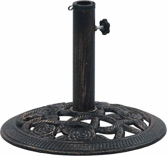 Parasolvoet Wit Polyrattan Optiek 39cm - Deuba