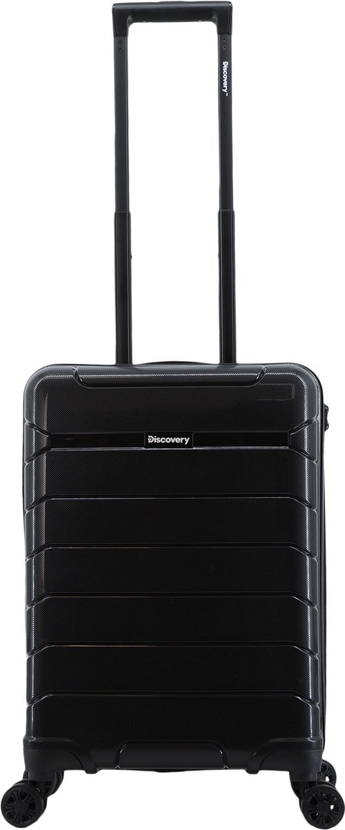 Discovery Skyward harde Handbagage Koffer / Trolley / Reiskoffer 55 cm (S) Zwart - Zwart / Small